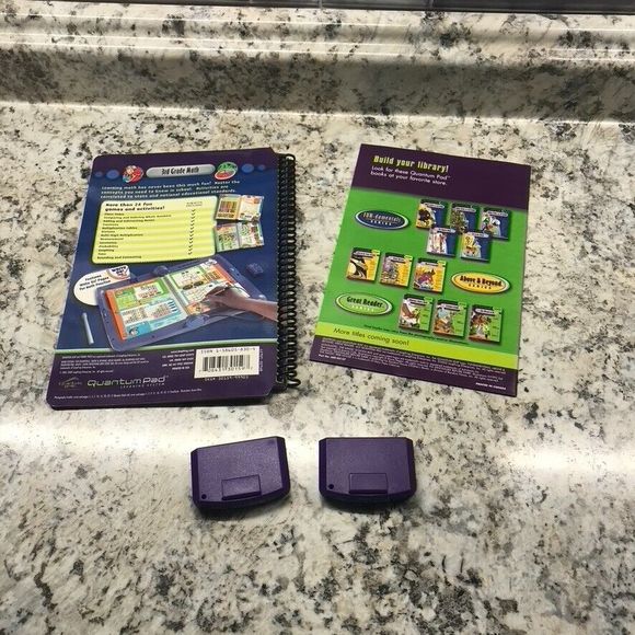 Quantum Leap Pad 3rd Grade Math Cartridge, Parent Guide & Book - Picture 2 of 3